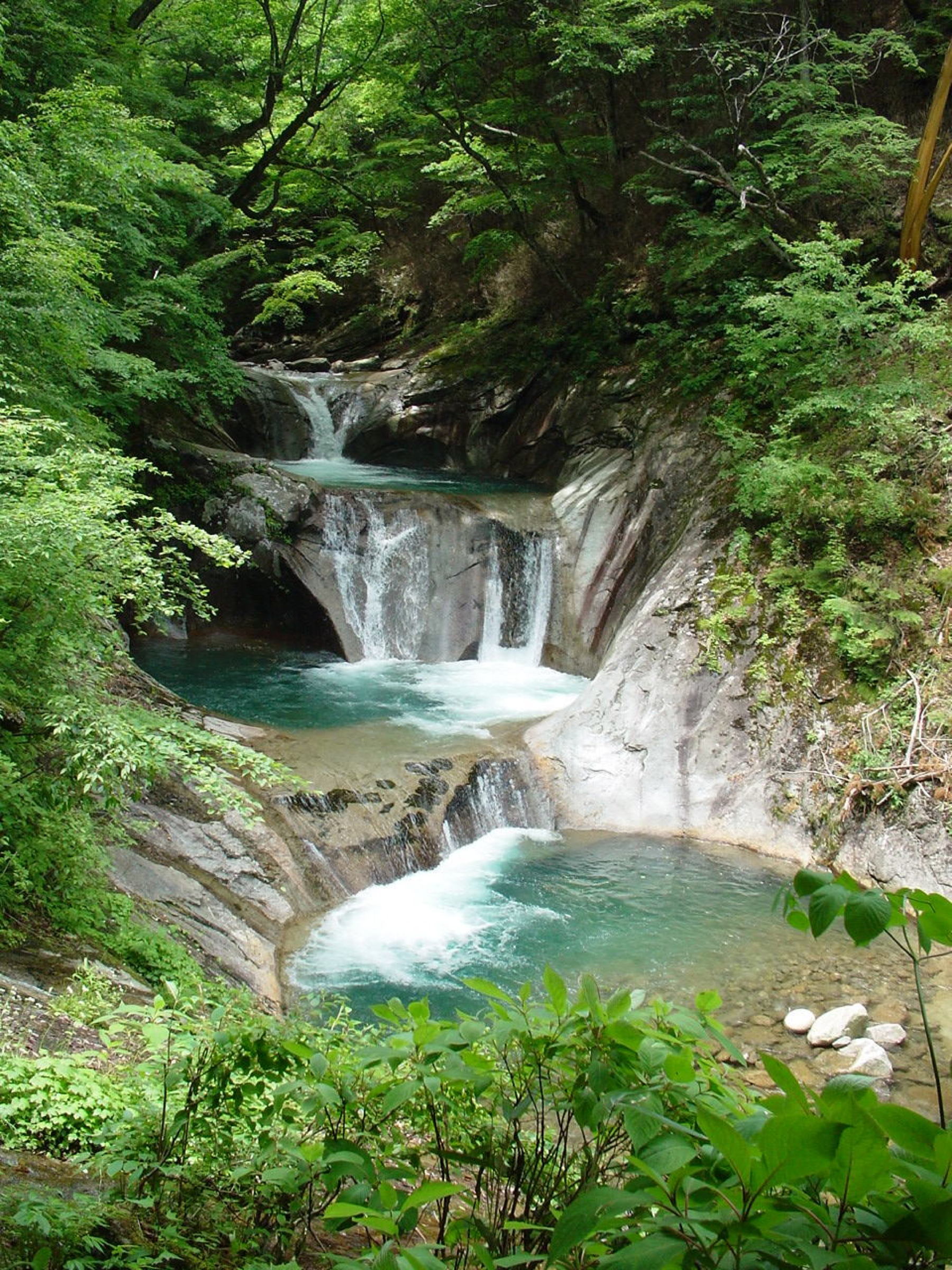 西沢渓谷（山梨市観光協会提供）